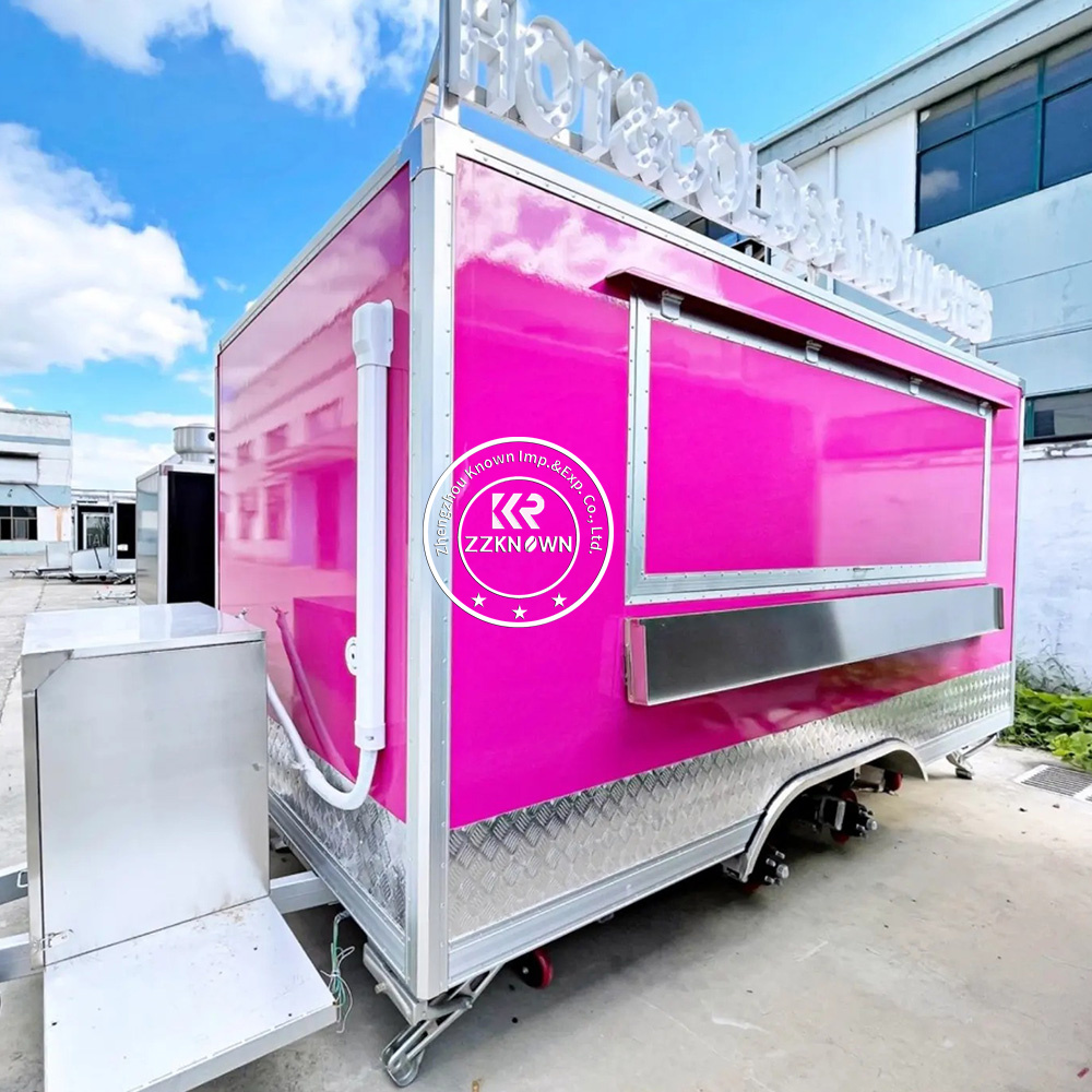 Food Truck With Snacks - 2025 Hotdog Food Cart Kaffeewagen Restaurant