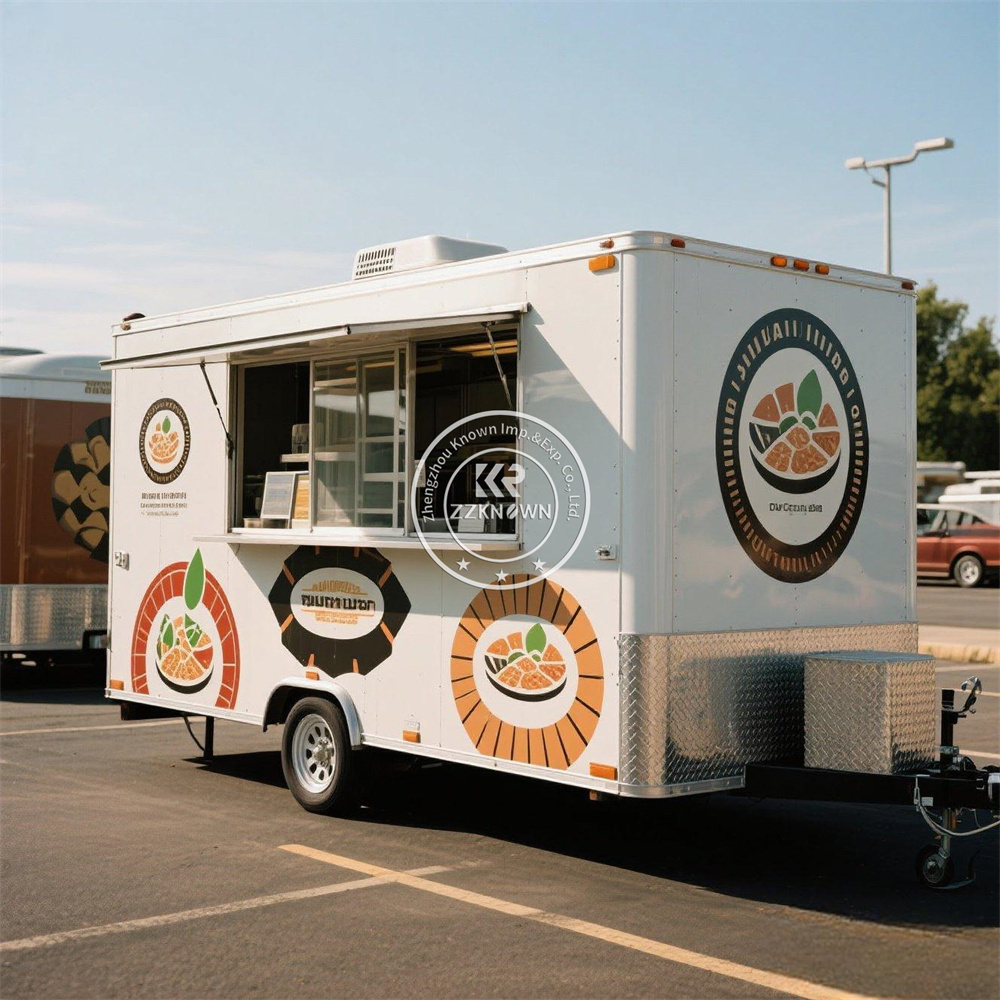 Food Truck With Snacks - USA Standard Concession Mobile Food Truck