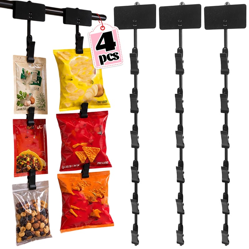 Food Snacks With Iron - 1/4 Stück Hängender Snack-Organizer mit 6
