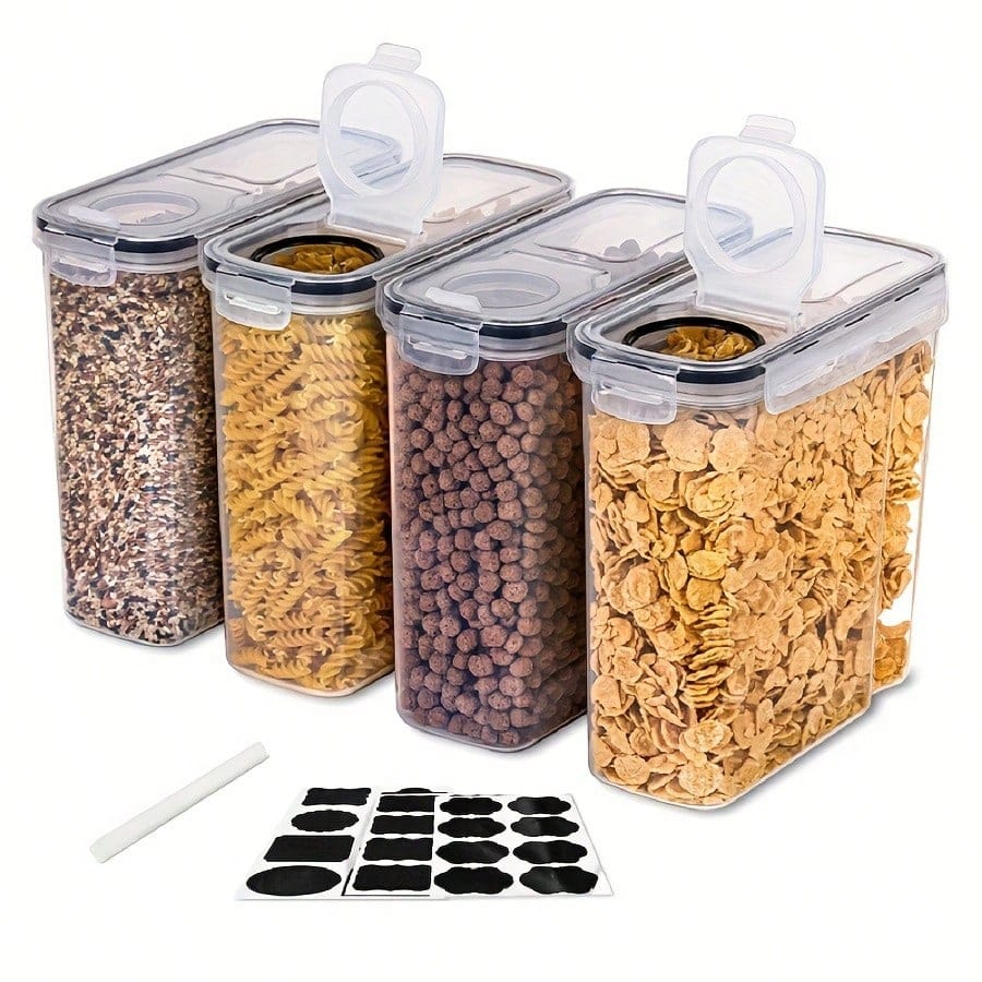Food Snacks Wholesale - 4er-Pack luftdichter Behälter zur Aufbewahrung von