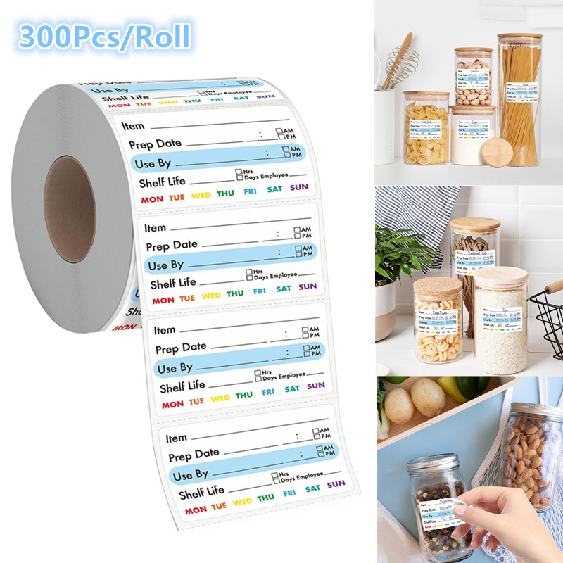 Snacks Food Labels - Neu # 300 Stück Küchen-Etiketten für