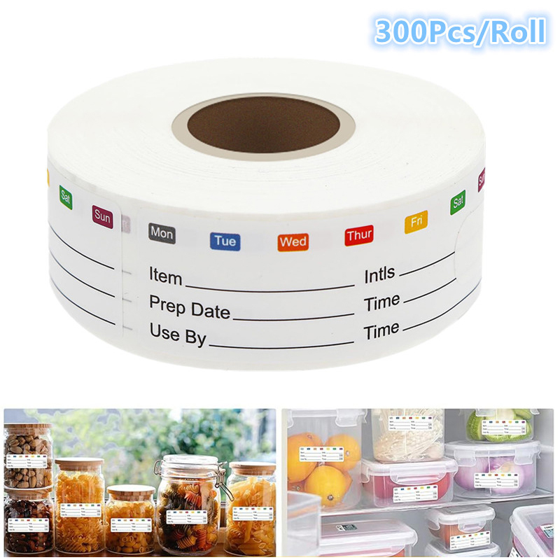 300 Stück/Rolle Küchen-Datumsa – Snacks Food Labels Bewertung und Preis