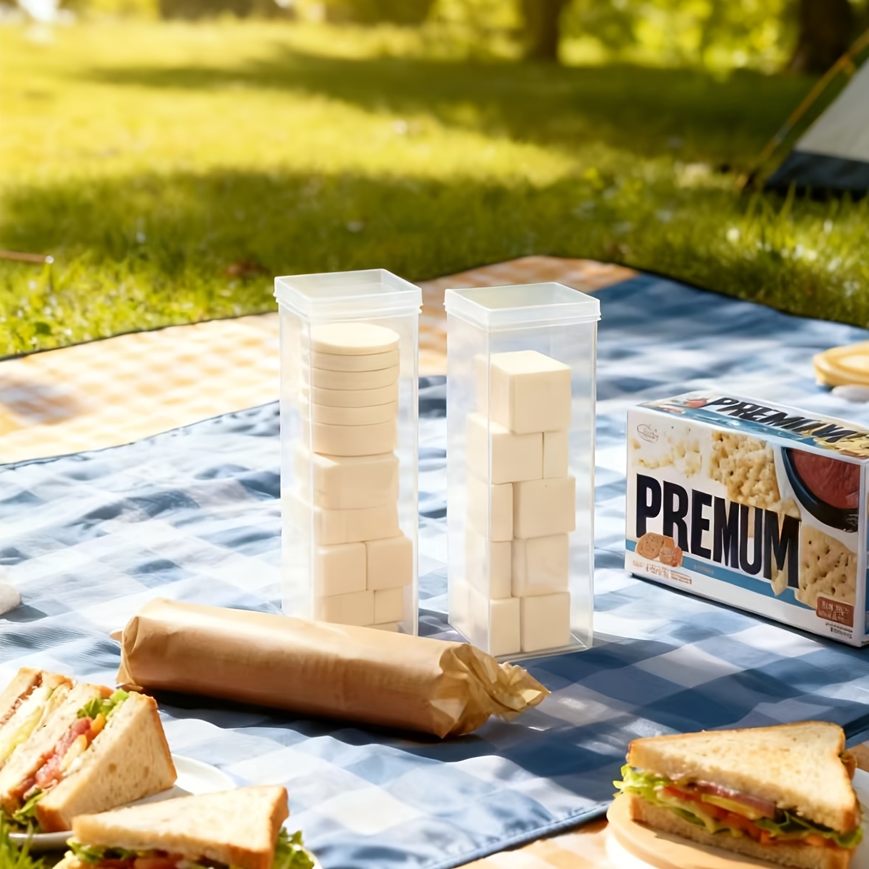 Transparenter Rechteckiger Ver – Food Snacks Wholesale Bewertung und Preis