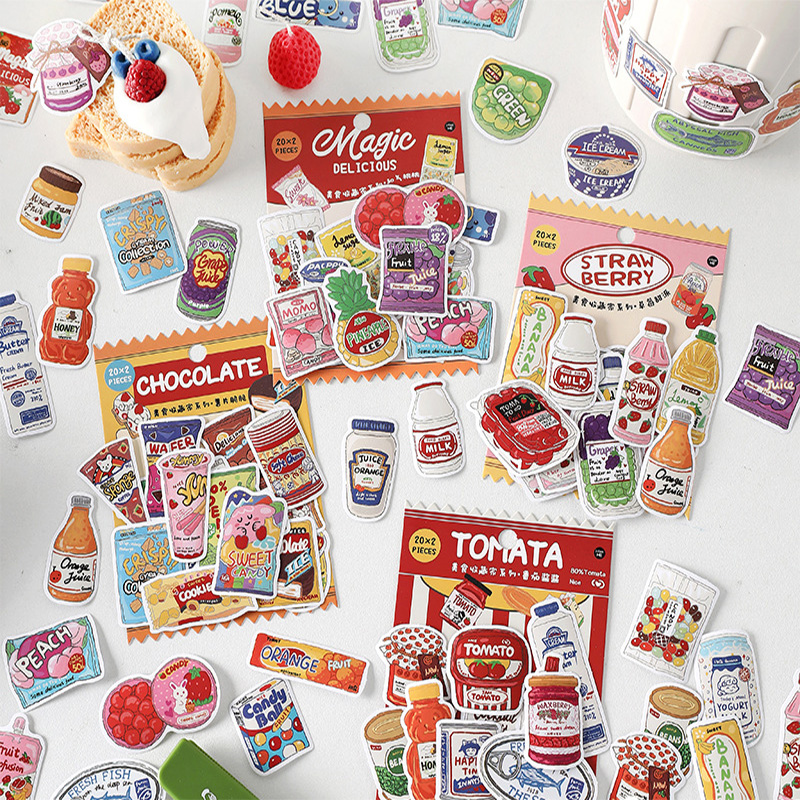 Niedliche Lebensmittel-Aufkleb – Snacks Food Labels Bewertung und Preis
