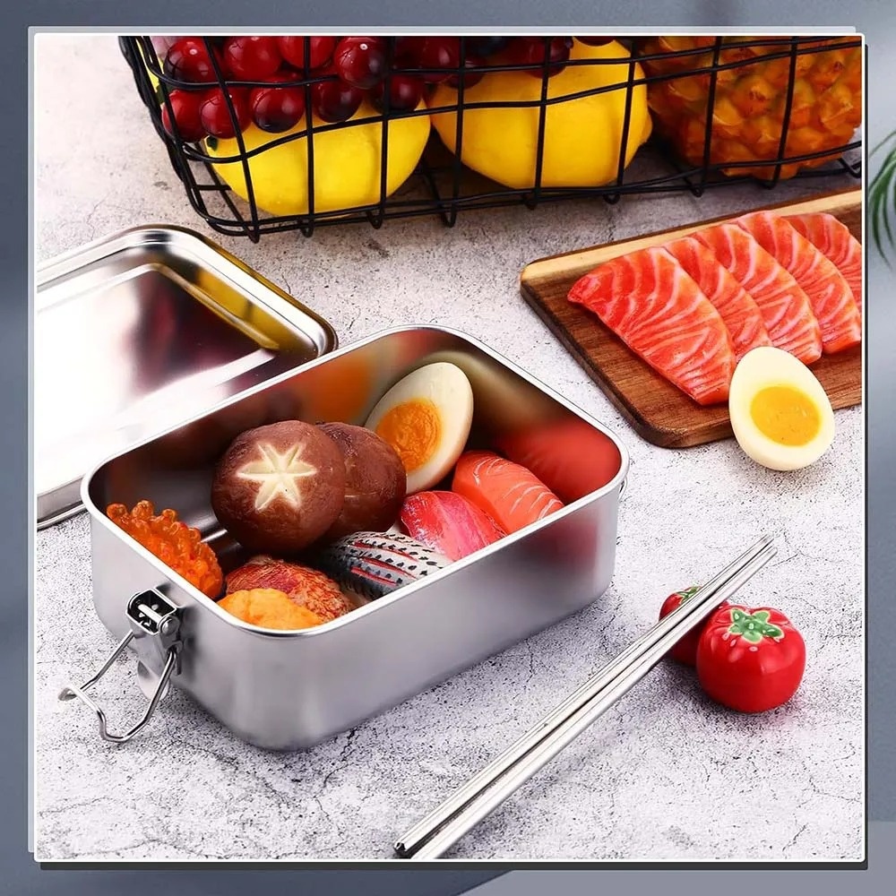 Edelstahl-Bento-Box, Metall-Lu – Food Snacks Wholesale Bewertung und Preis